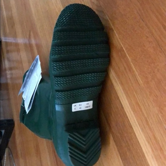 NWT! Hunter Tall Green Boots size 43 M10/F11 - Picture 6 of 17